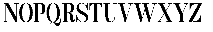 Rustand Medium Semi Condensed Font UPPERCASE