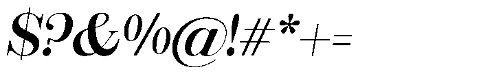 Rustand Medium Semi Expanded Italic Font OTHER CHARS