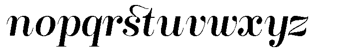 Rustand Medium Semi Expanded Italic Font LOWERCASE