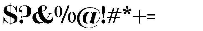 Rustand Semi Bold Expanded Font OTHER CHARS