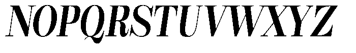 Rustand Semi Bold Semi Condensed Italic Font UPPERCASE