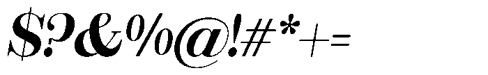 Rustand Semi Bold Semi Expanded Italic Font OTHER CHARS