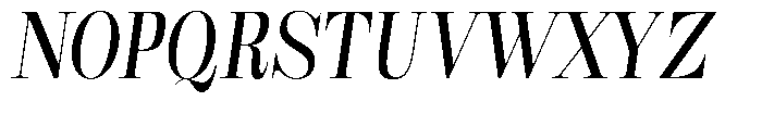 Rustand Semi Condensed Italic Font UPPERCASE