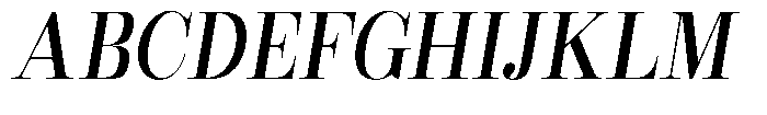 Rustand Semi Expanded Italic Font UPPERCASE