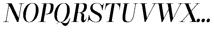 Rustand Semi Expanded Italic Font UPPERCASE