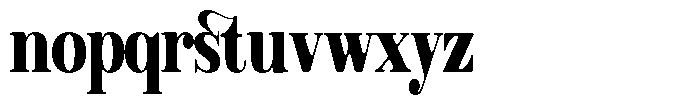 Rustand Soft Black Condensed Font LOWERCASE