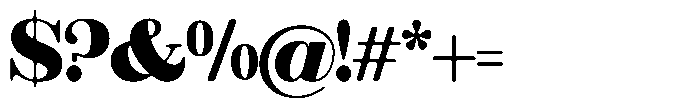 Rustand Soft Black Expanded Font OTHER CHARS