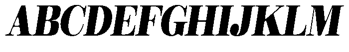 Rustand Soft Black Italic Font UPPERCASE