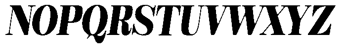 Rustand Soft Black Semi Condensed Italic Font UPPERCASE