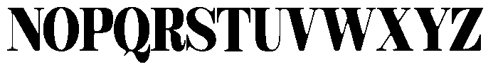 Rustand Soft Black Semi Condensed Font UPPERCASE