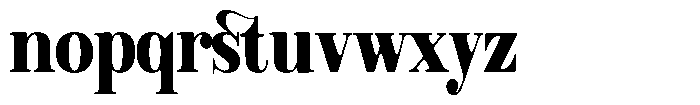 Rustand Soft Black Semi Condensed Font LOWERCASE