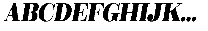 Rustand Soft Black Semi Expanded Italic Font UPPERCASE