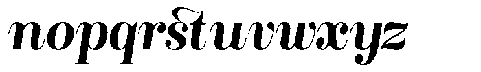 Rustand Soft Bold Italic Font LOWERCASE