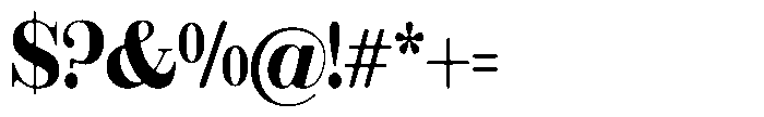Rustand Soft Bold Font OTHER CHARS