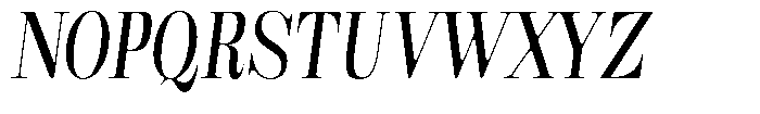 Rustand Soft Condensed Italic Font UPPERCASE