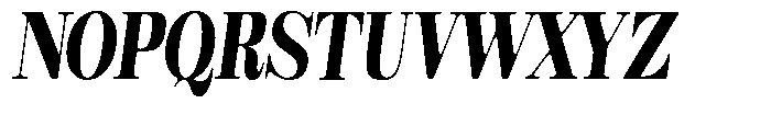 Rustand Soft Extra Bold Condensed Italic Font UPPERCASE