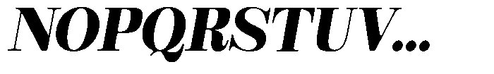 Rustand Soft Extra Bold Expanded Italic Font UPPERCASE