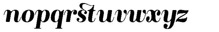 Rustand Soft Extra Bold Italic Font LOWERCASE