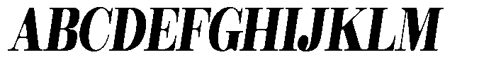 Rustand Soft Extra Bold Semi Condensed Italic Font UPPERCASE