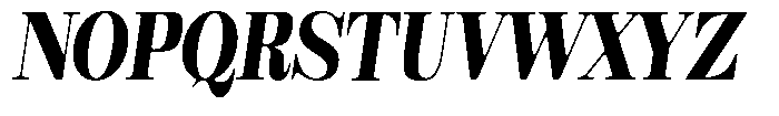 Rustand Soft Extra Bold Semi Condensed Italic Font UPPERCASE