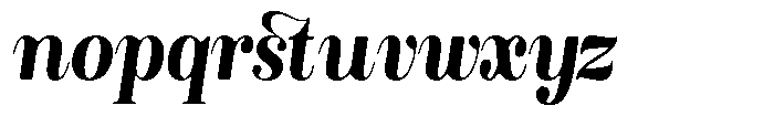 Rustand Soft Extra Bold Semi Condensed Italic Font LOWERCASE