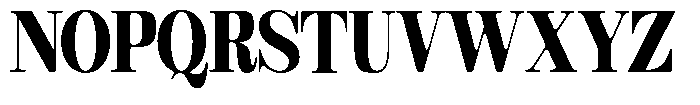 Rustand Soft Extra Bold Semi Condensed Font UPPERCASE