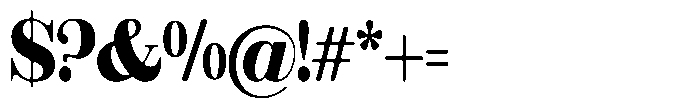 Rustand Soft Extra Bold Font OTHER CHARS