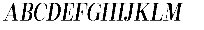 Rustand Soft Italic Font UPPERCASE