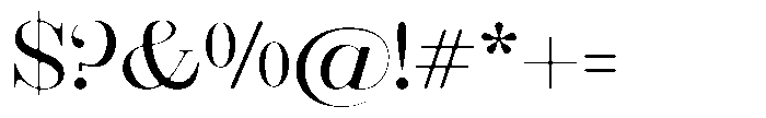 Rustand Soft Light Expanded Font OTHER CHARS
