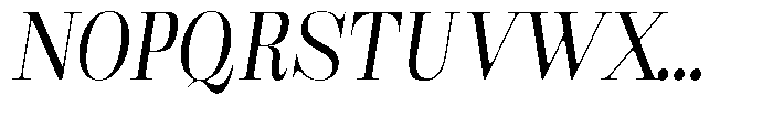 Rustand Soft Light Italic Font UPPERCASE