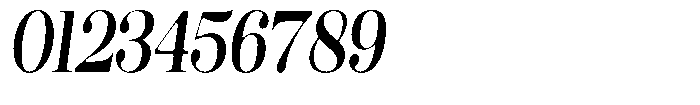 Rustand Soft Medium Condensed Italic Font OTHER CHARS
