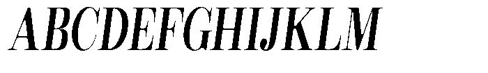 Rustand Soft Medium Condensed Italic Font UPPERCASE