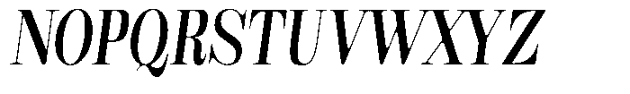 Rustand Soft Medium Condensed Italic Font UPPERCASE
