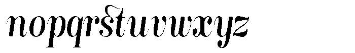 Rustand Soft Medium Condensed Italic Font LOWERCASE