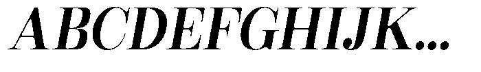 Rustand Soft Medium Expanded Italic Font UPPERCASE