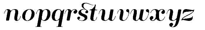 Rustand Soft Medium Expanded Italic Font LOWERCASE