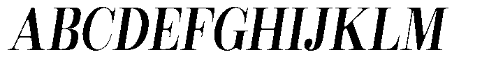 Rustand Soft Medium Italic Font UPPERCASE