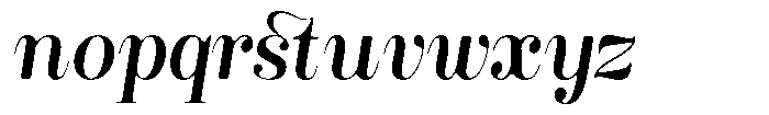 Rustand Soft Medium Italic Font LOWERCASE
