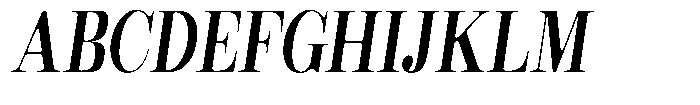 Rustand Soft Medium Semi Condensed Italic Font UPPERCASE