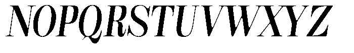 Rustand Soft Medium Semi Condensed Italic Font UPPERCASE
