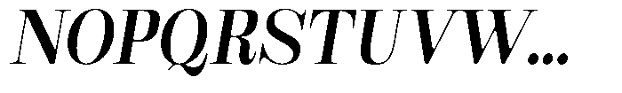 Rustand Soft Medium Semi Expanded Italic Font UPPERCASE