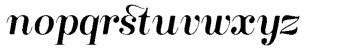 Rustand Soft Medium Semi Expanded Italic Font LOWERCASE