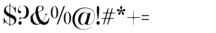 Rustand Soft Regular Font OTHER CHARS