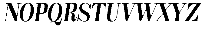 Rustand Soft Semi Bold Semi Condensed Italic Font UPPERCASE