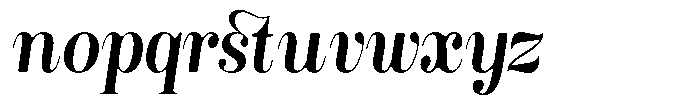 Rustand Soft Semi Bold Semi Condensed Italic Font LOWERCASE