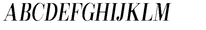 Rustand Soft Semi Condensed Italic Font UPPERCASE
