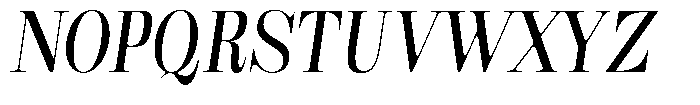 Rustand Soft Semi Condensed Italic Font UPPERCASE