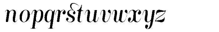 Rustand Soft Semi Condensed Italic Font LOWERCASE