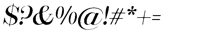 Rustand Soft Semi Expanded Italic Font OTHER CHARS