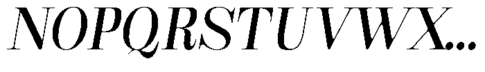 Rustand Soft Semi Expanded Italic Font UPPERCASE